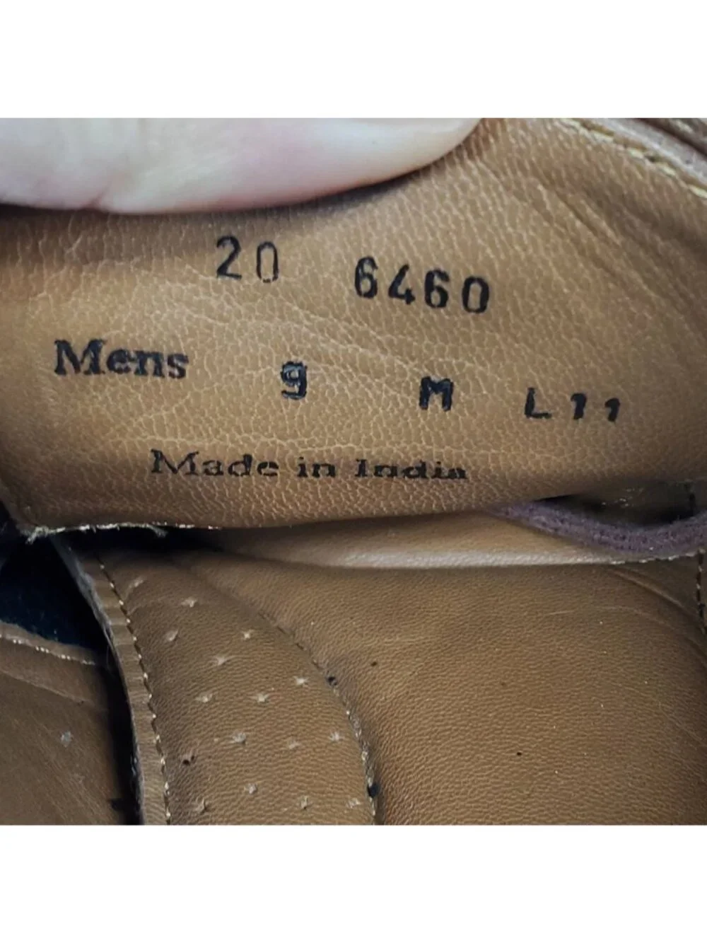 Johnston & Murphy Shoes Mens Size 9 Brown Leather Bicycle Oxford *Read*